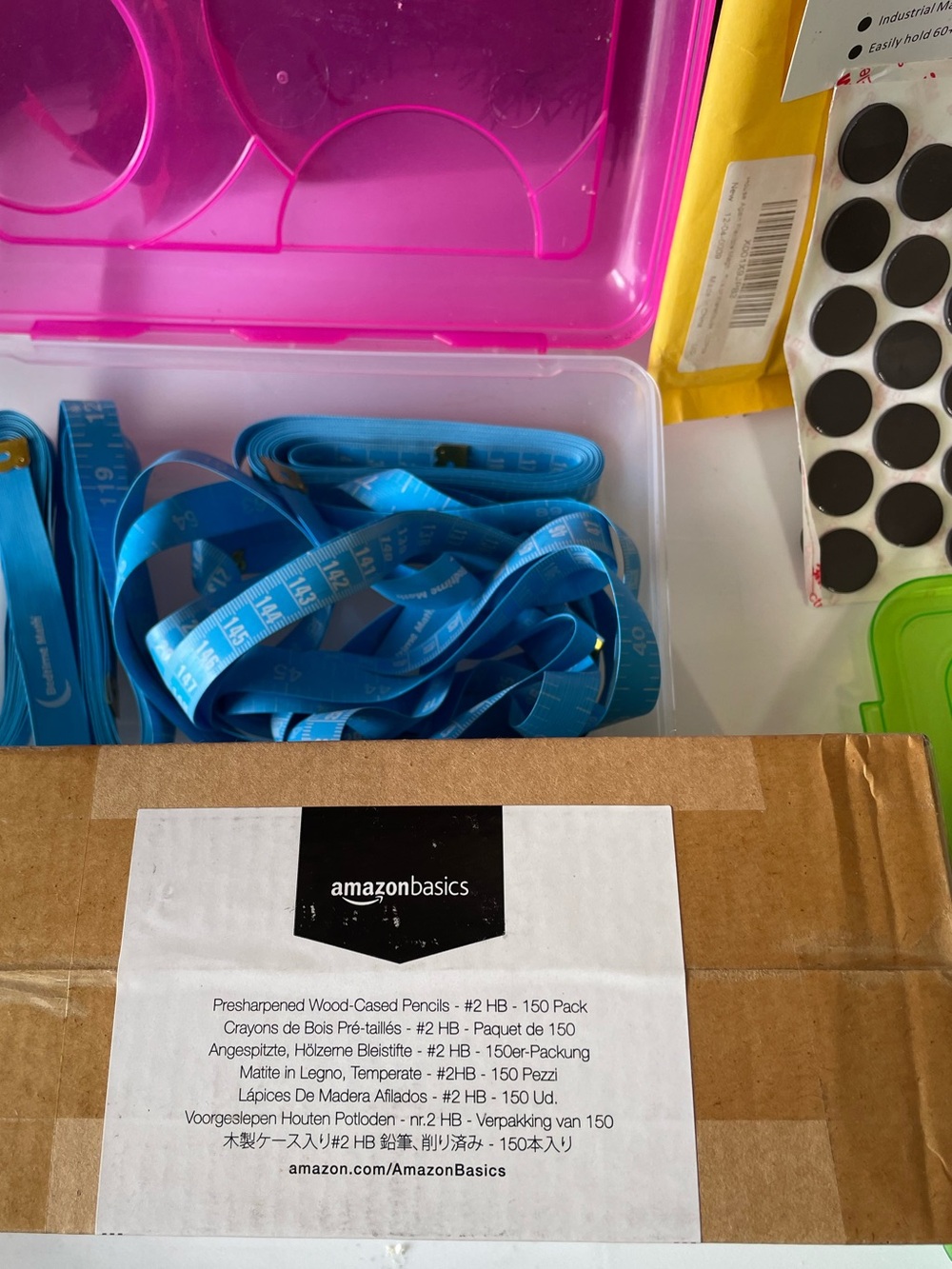 Educational Bundle Deal Counting Chips and Storage Kit - 150 Amazon #2 pencils + - Picture 2 of 10